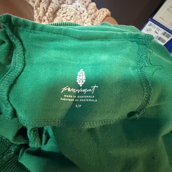 Free People Green Hot Shot tunic tank Backless Dress - Picture 10 of 12